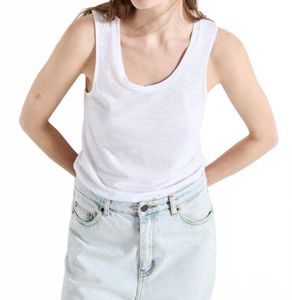 NEW AMERICAN VINTAGE jacksonville tank top in white